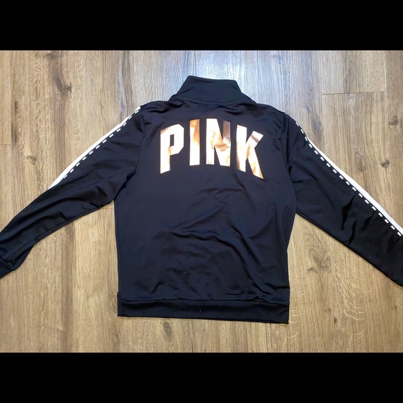 Long sleeve black quarter zip from PINK - Picture 1 of 1